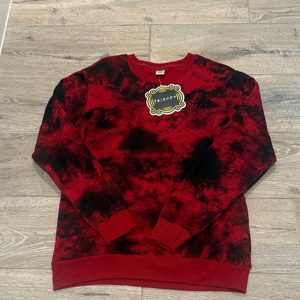 NWT FRIENDS tie dye sweatshirt